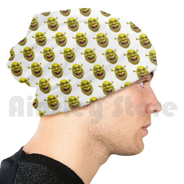 Little Shrek Meme Beanie Hedging Cap DIY Print Cushion Shrek Meme Png Shrek  Face Shrek Meme Face Shrek Png Shrek Wazowski - AliExpress